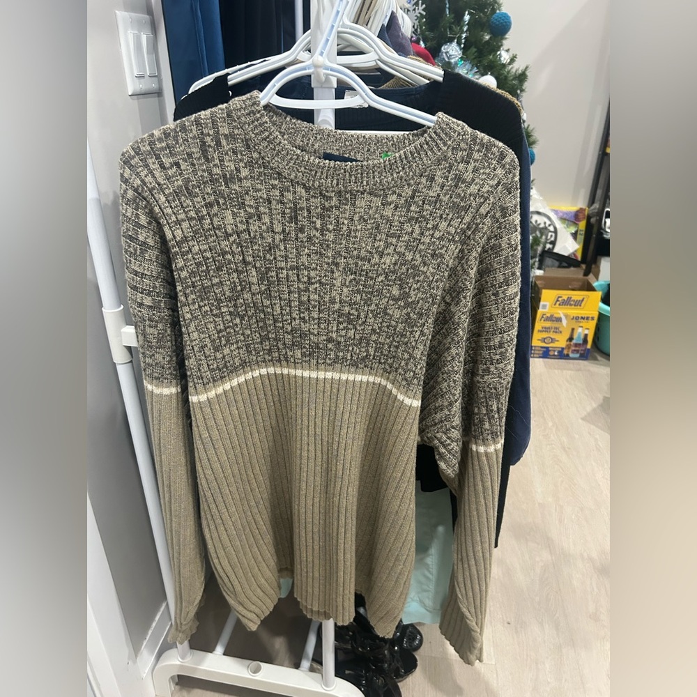 Cache Creek PTP 30 Men's Beige and Brown Sweater